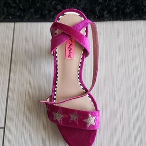 Betsey Johnson Lola Velvet Sandal